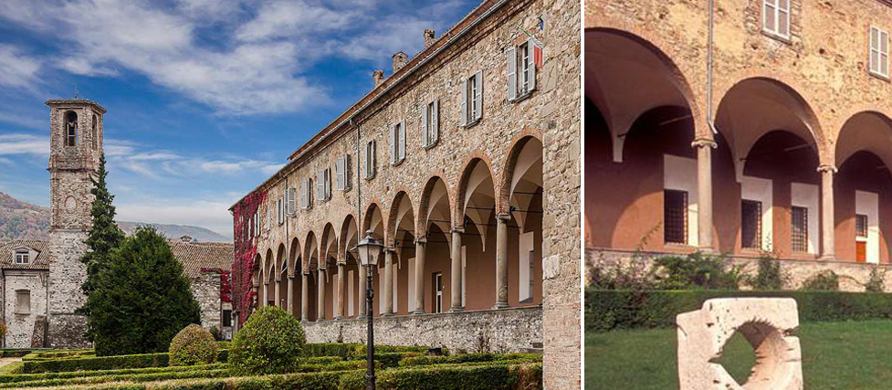 Chiostro dell’abbazia di S. Colombano – Bobbio (PC)